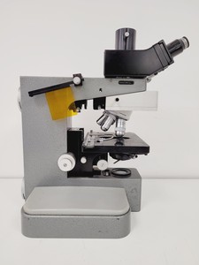 Thumbnail image of Leitz Wetzlar Orthoplan Microscope with 5 x Objectives, Phaco, FLUOTAR Lab