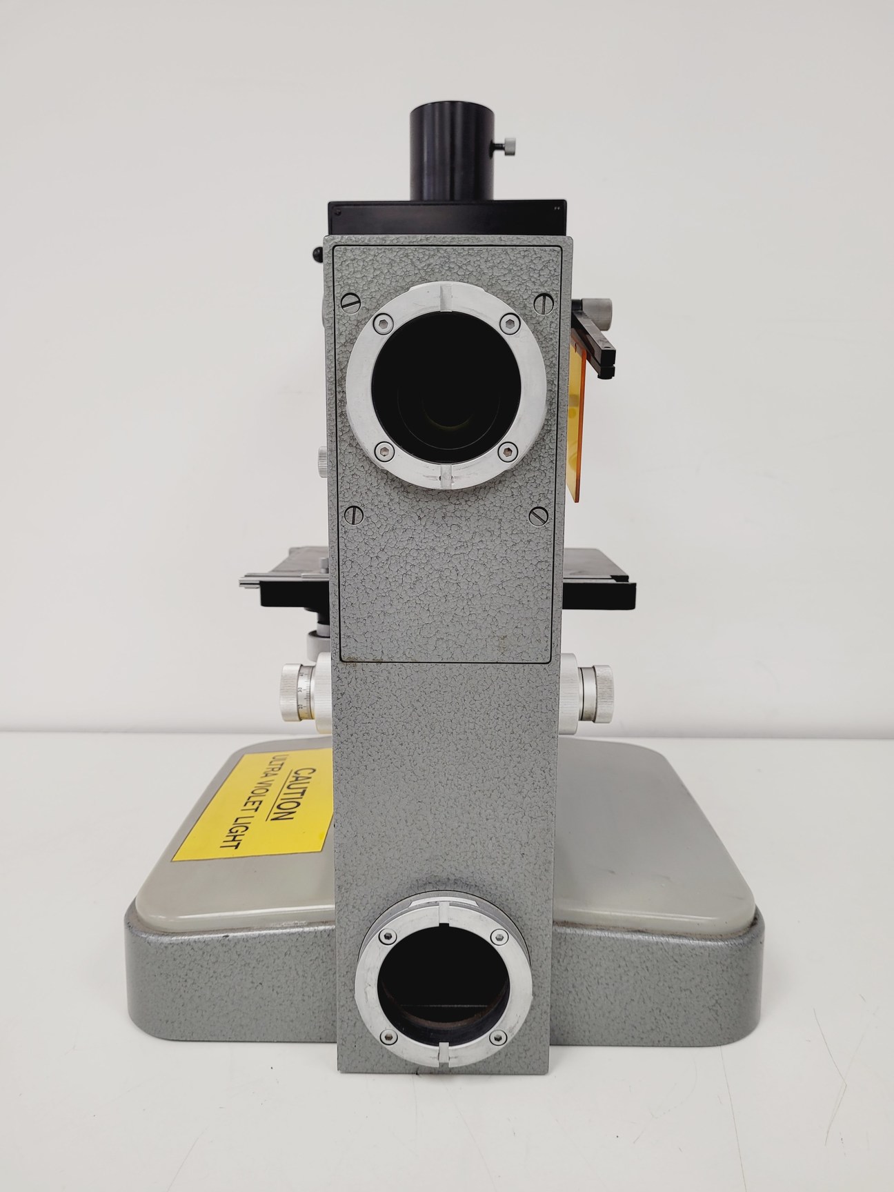 Image of Leitz Wetzlar Orthoplan Microscope with 5 x Objectives, Phaco, FLUOTAR Lab