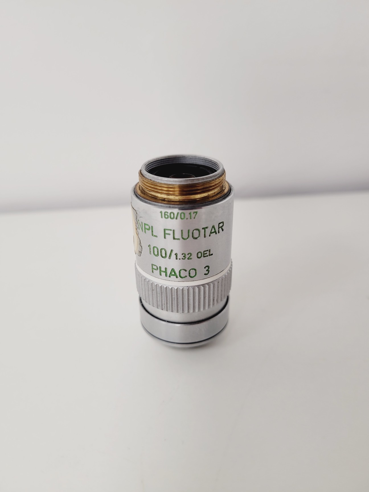 Image of Leitz Wetzlar Orthoplan Microscope with 5 x Objectives, Phaco, FLUOTAR Lab