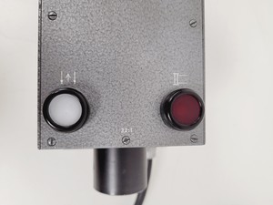 Thumbnail image of Leitz Wetzlar Orthoplan Microscope with 5 x Objectives, Phaco, FLUOTAR Lab