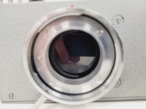 Thumbnail image of Leitz Wetzlar Orthoplan Microscope with 5 x Objectives, Phaco, FLUOTAR Lab