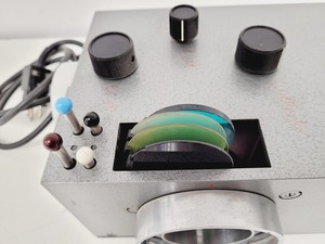 Thumbnail image of Leitz Wetzlar Orthoplan Microscope with 5 x Objectives, Phaco, FLUOTAR Lab