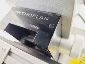 Thumbnail image of Leitz Wetzlar Orthoplan Microscope with 5 x Objectives, Phaco, FLUOTAR Lab
