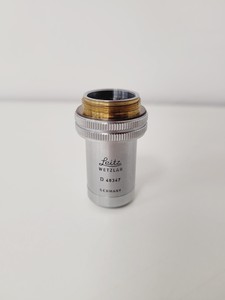 Thumbnail image of Leitz Wetzlar Orthoplan Microscope with 5 x Objectives, Phaco, FLUOTAR Lab