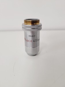Thumbnail image of Leitz Wetzlar Orthoplan Microscope with 5 x Objectives, Phaco, FLUOTAR Lab
