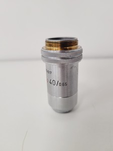 Thumbnail image of Leitz Wetzlar Orthoplan Microscope with 5 x Objectives, Phaco, FLUOTAR Lab