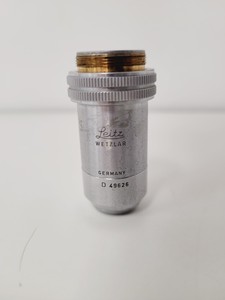 Thumbnail image of Leitz Wetzlar Orthoplan Microscope with 5 x Objectives, Phaco, FLUOTAR Lab