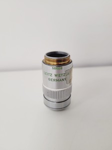 Thumbnail image of Leitz Wetzlar Orthoplan Microscope with 5 x Objectives, Phaco, FLUOTAR Lab