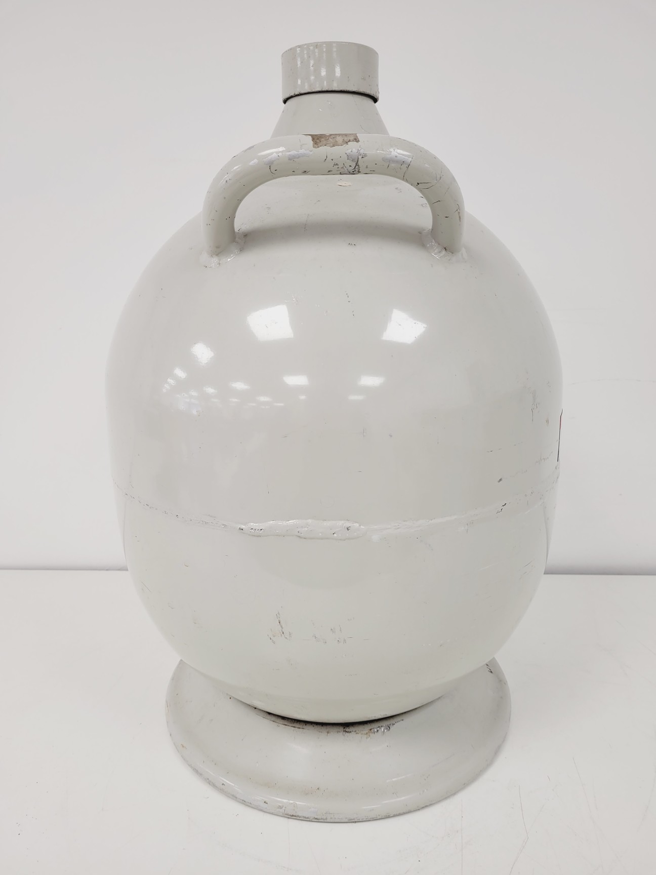 Image of Union Carbide Liquified Gas Container  RHJ 125 25L Liquid Nitrogen Dewar Lab
