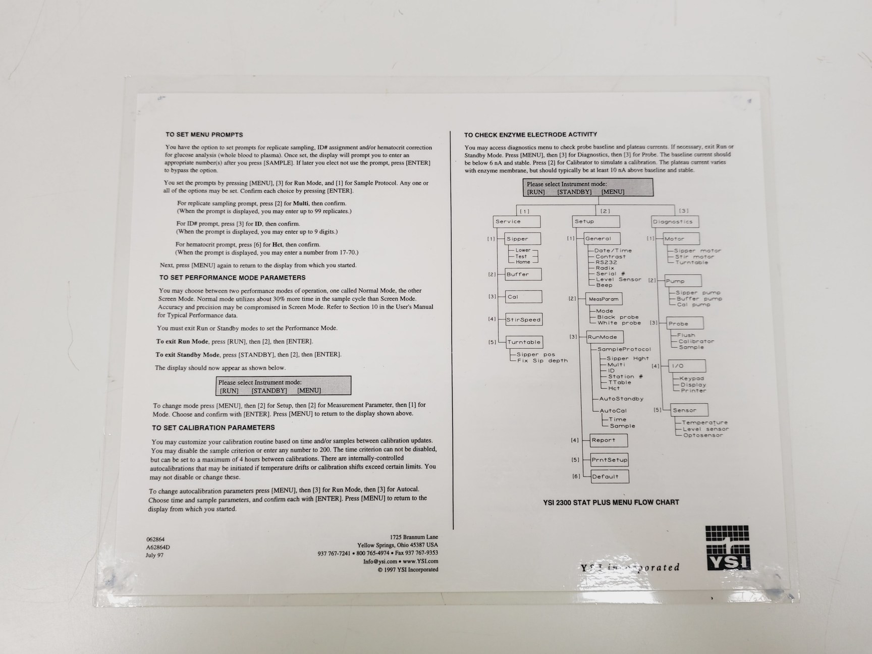 Image of YSI 2300 Stat  Blood Glucose and Lactate Analyser 2300D Lab