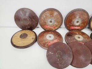 Thumbnail image of Job Lot of Vintage Shot Put Balls and Discus Sports Athletics Equipment