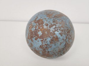 Thumbnail image of Job Lot of Vintage Shot Put Balls and Discus Sports Athletics Equipment