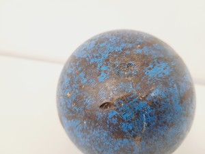 Thumbnail image of Job Lot of Vintage Shot Put Balls and Discus Sports Athletics Equipment