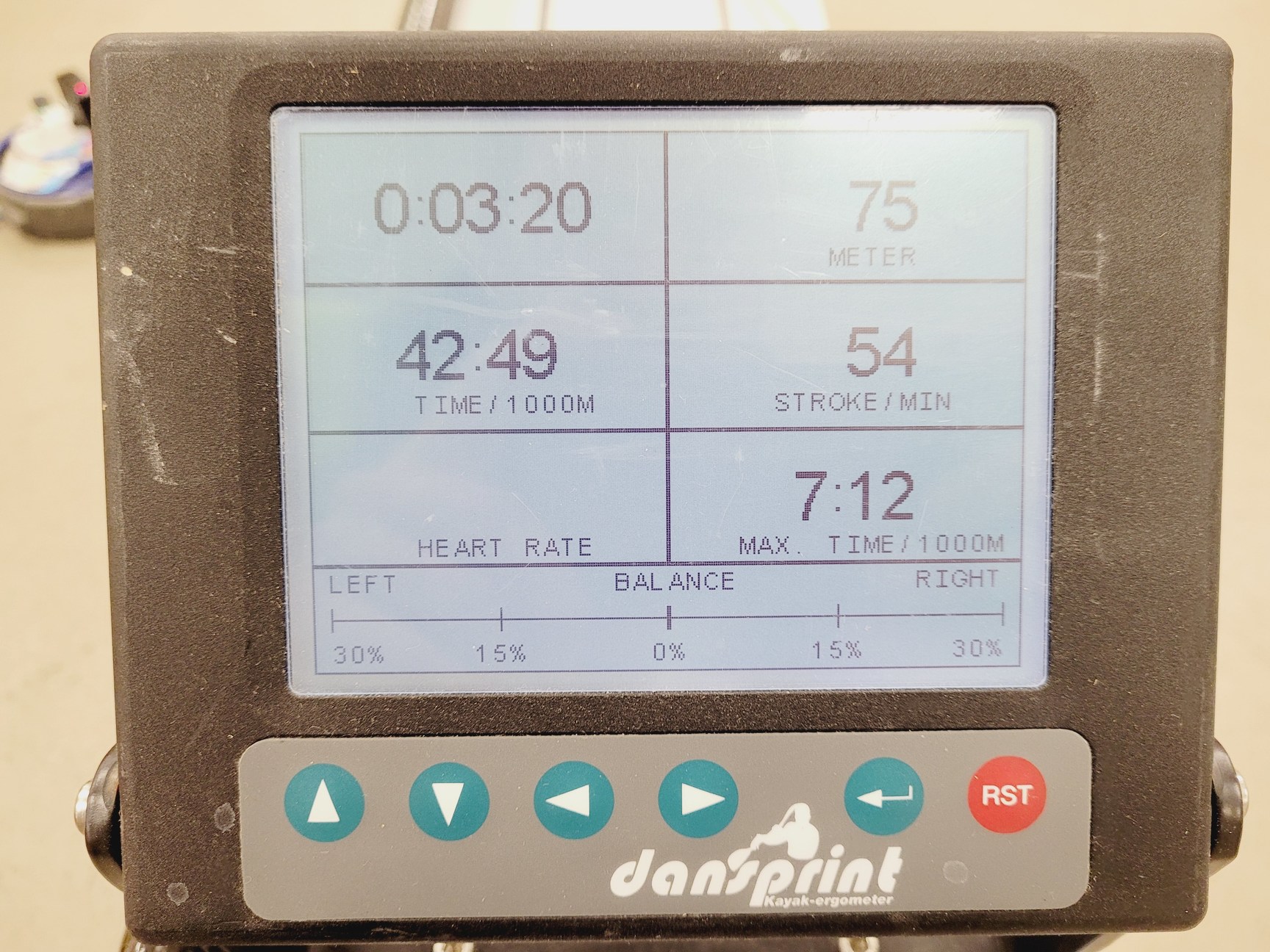 Image of Dansprint Pro Kayak Ergometer Rowing Machine with Accessories