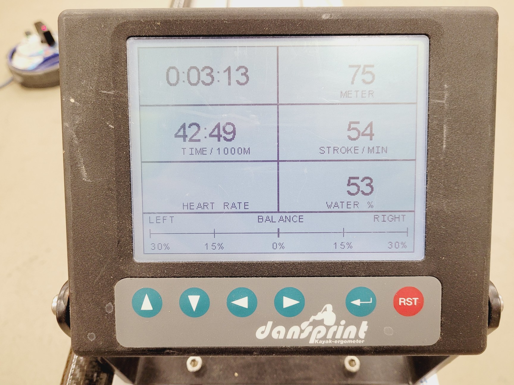 Image of Dansprint Pro Kayak Ergometer Rowing Machine with Accessories