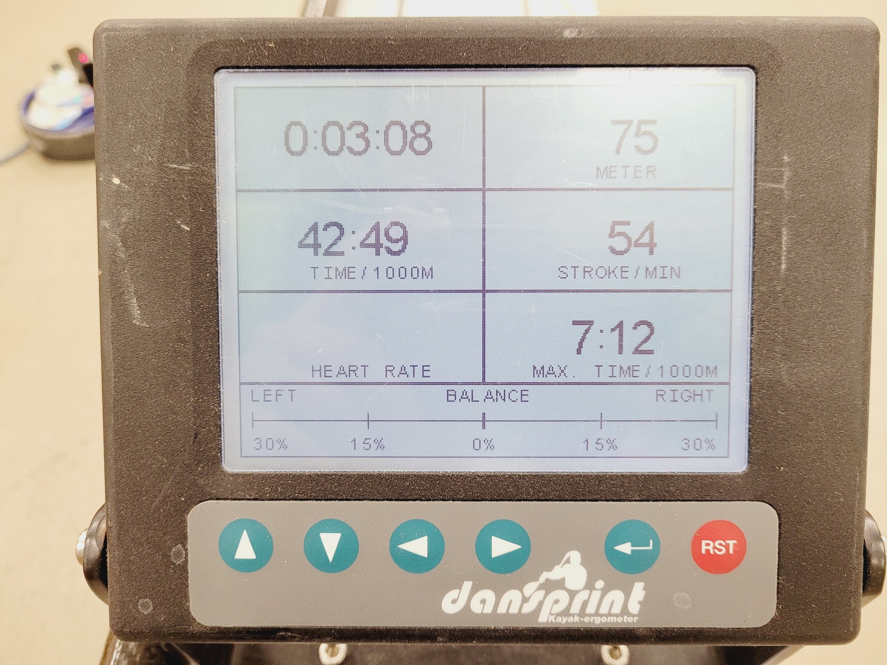 Image of Dansprint Pro Kayak Ergometer Rowing Machine with Accessories
