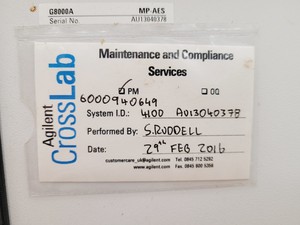 Thumbnail image of Agilent 4100 MP-AES Spectrometer w/ SPS 3 Autosampler Lab Spares/Repairs
