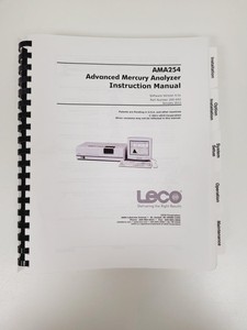 Thumbnail image of Leco AMA254 Mercury Analyzer with Software & Accessories Lab