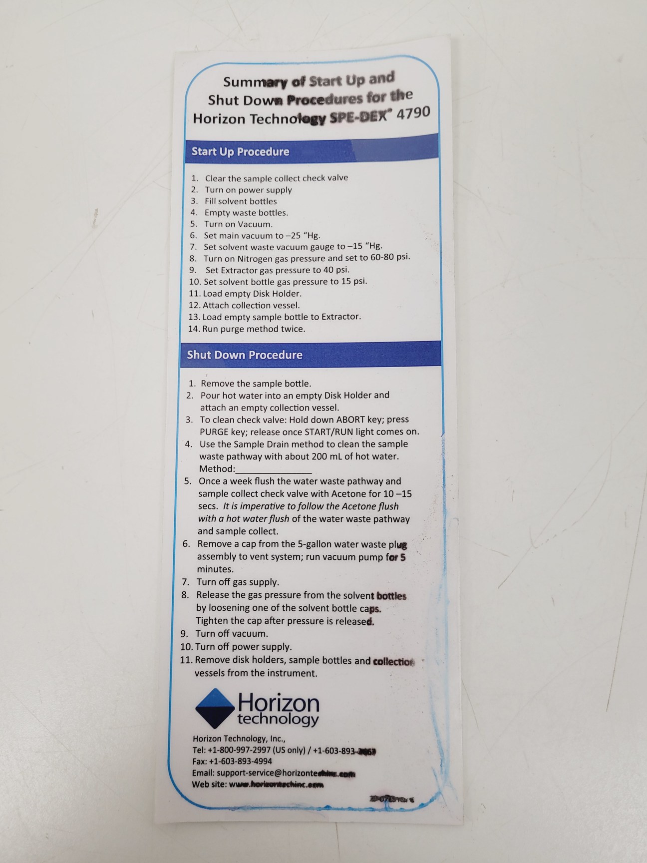 Image of Horizon Model 4790 Spe-Dex Extractor System with Controller & Accessories Lab
