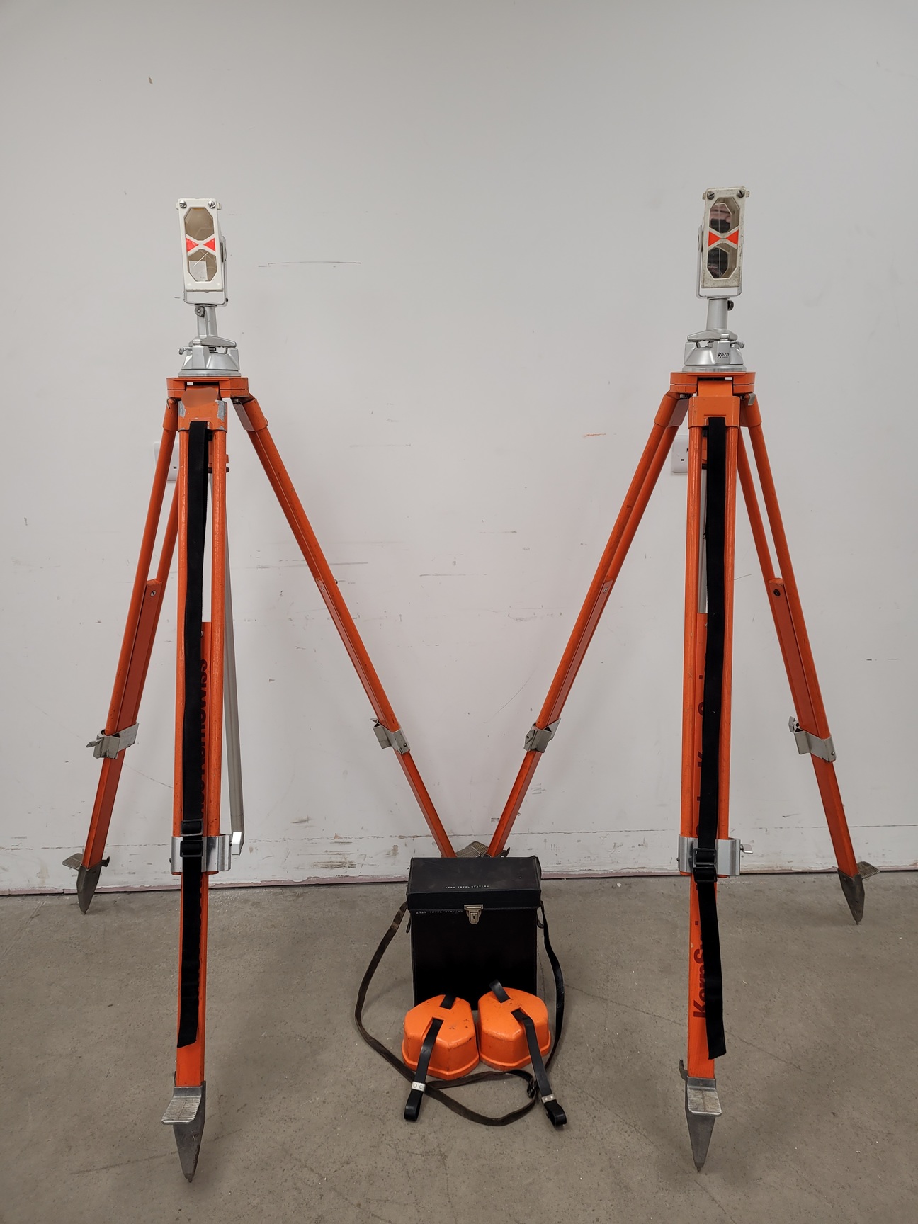 Image of 2 x Kern Swiss Tripods & Reflector Prisms