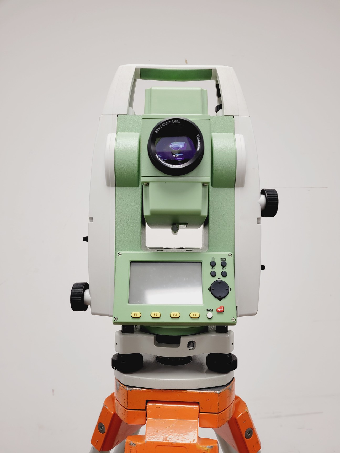 Image of Leica Theodolite Model TSO2 Ultra- 7 with Nedo Surveying Tripod - Faulty