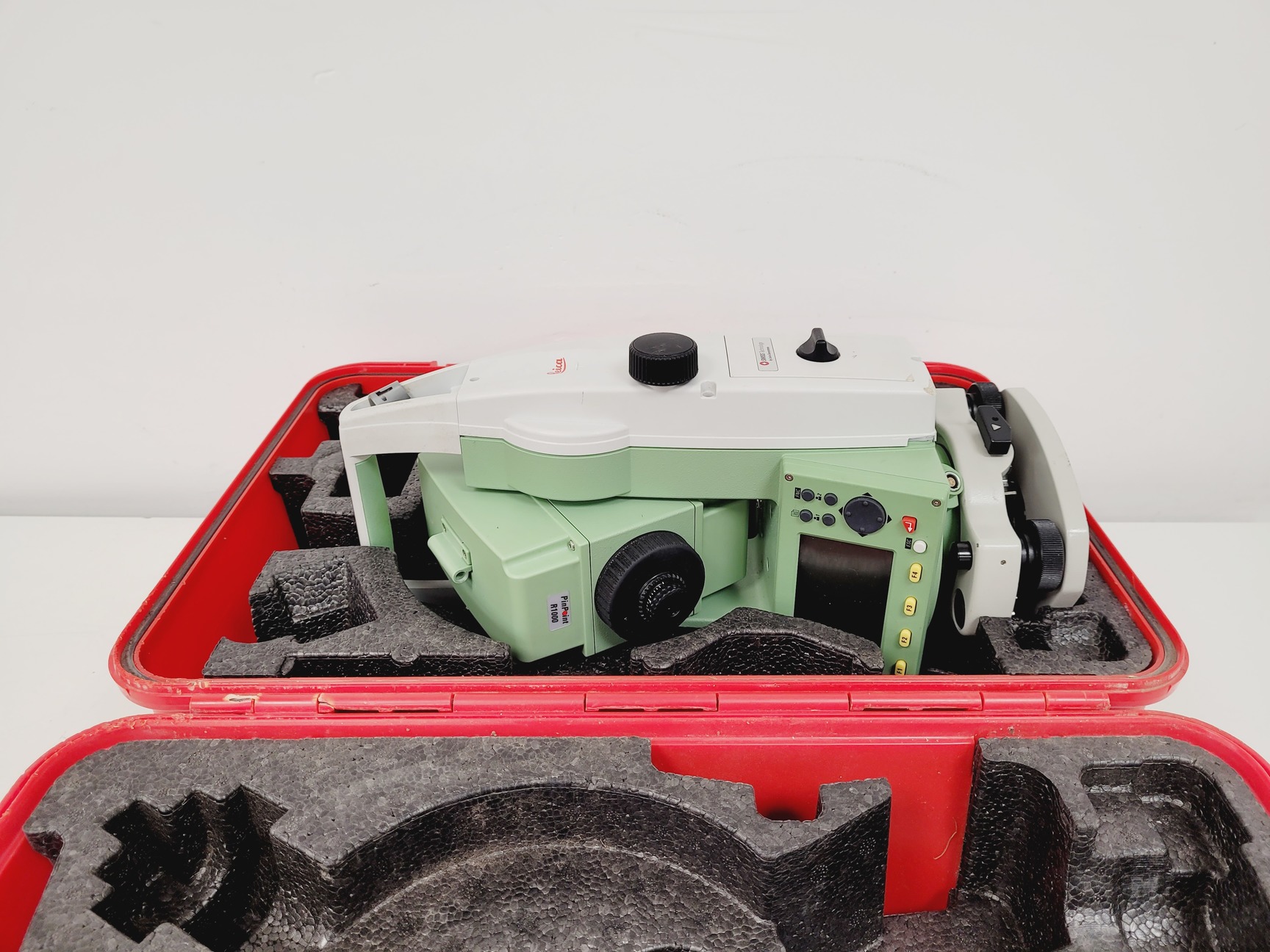 Image of Leica Theodolite Model TSO2 Ultra- 7 with Nedo Surveying Tripod - Faulty