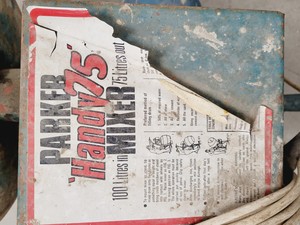 Thumbnail image of Parker Handy 75 Cement Mixer  