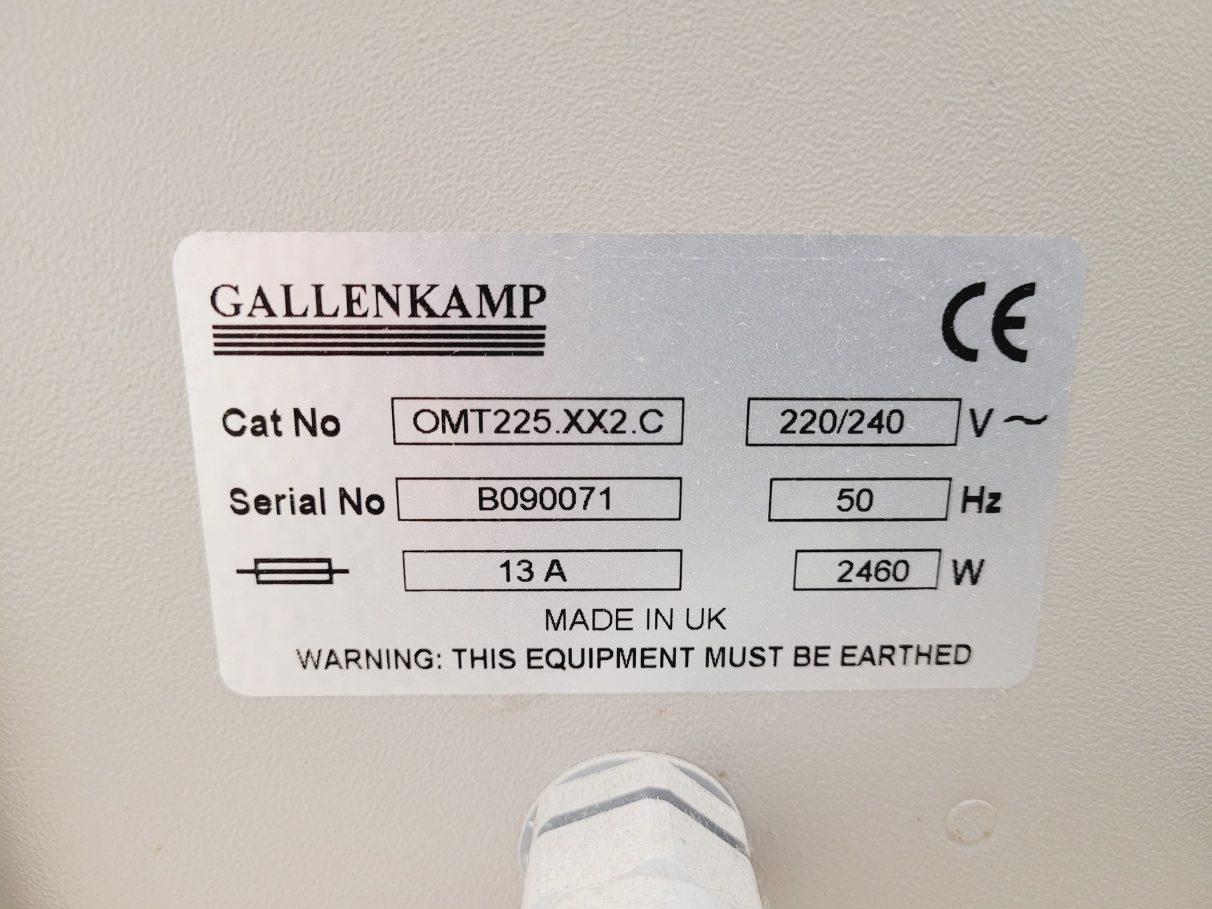 Image of Gallenkamp/Sanyo OMT 225 Laboratory Oven Lab - Spares / Repairs