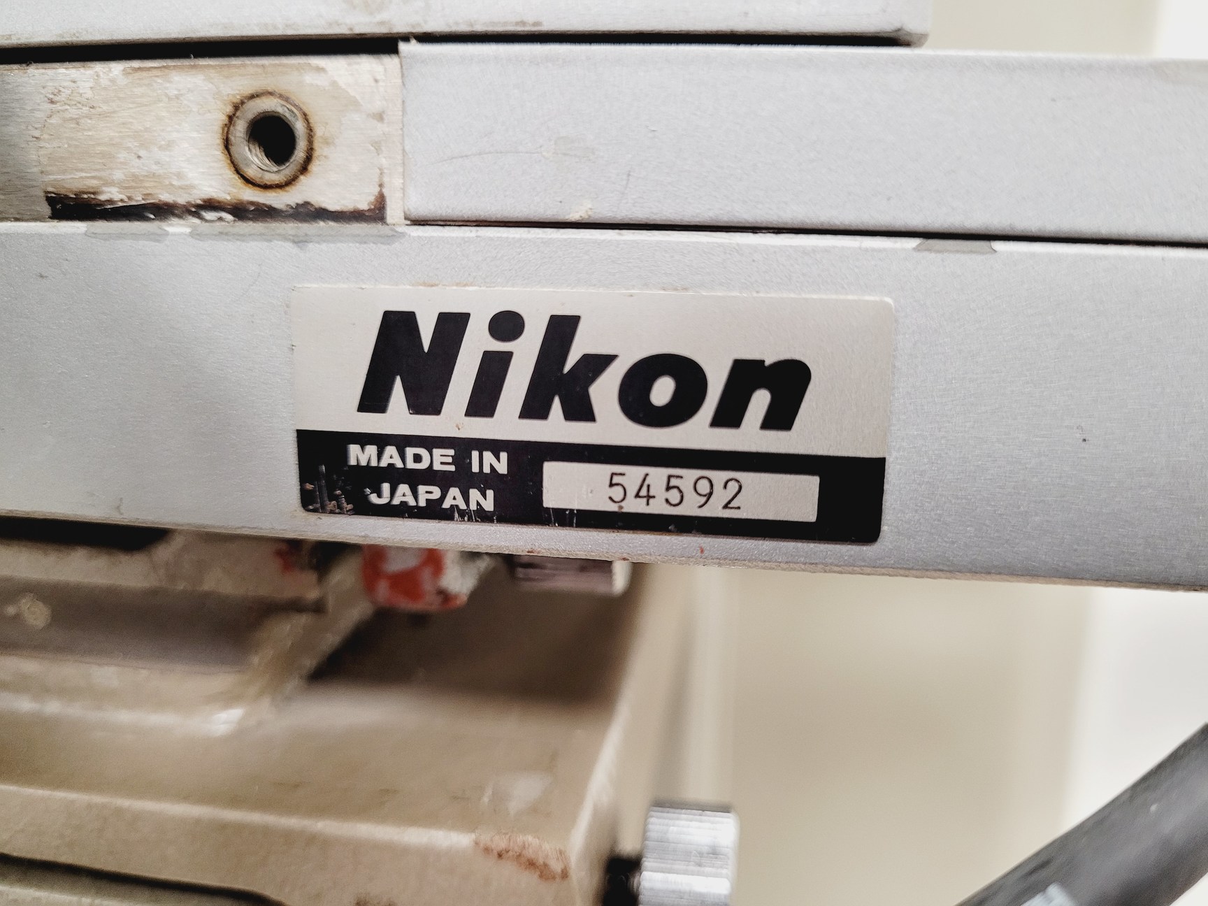Image of Nikon Profile Projector Model V-16C Shadowgraph with 5 x Objectives Lab