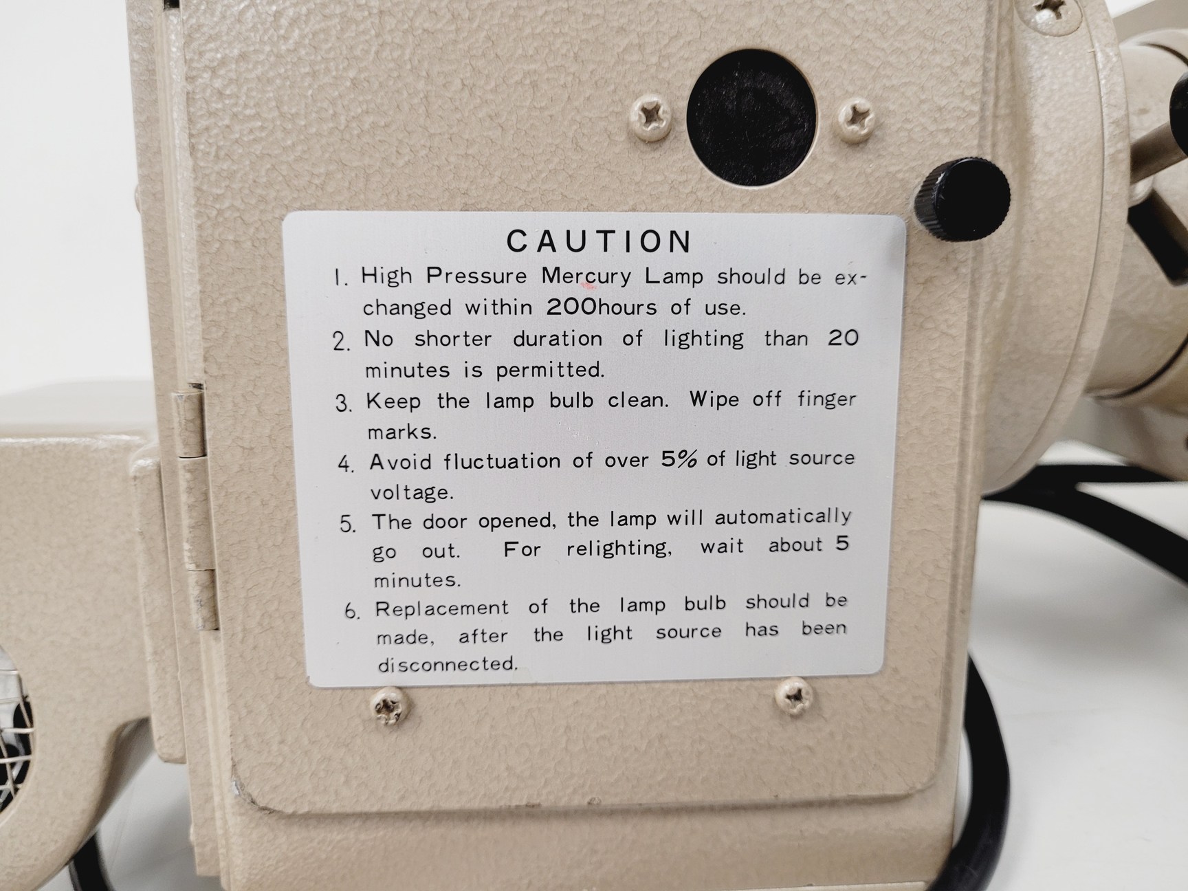 Image of Nikon Profile Projector Model V-16C Shadowgraph with 5 x Objectives Lab