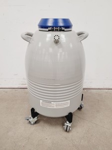 Thumbnail image of Taylor Wharton LS750 35L Liquid Nitrogen Dewar w/ Trolley & Storage Racks Lab