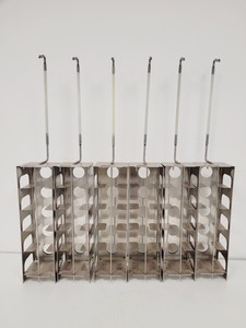 Thumbnail image of Taylor Wharton LS750 35L Liquid Nitrogen Dewar w/ Trolley & Storage Racks Lab
