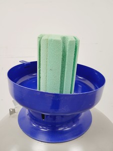 Thumbnail image of Statebourne Biorack Model 750 35L Liquid Nitrogen Dewar w/ Trolley & Racking Lab