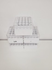 Thumbnail image of 60x Laboratory Tube Storage Boxes - Nalgene Cat No. 5025-0505 & Unbranded Lab