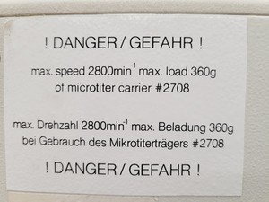 Thumbnail image of Heraeus Sepatech Megafuge 1.0 Benchtop Laboratory Centrifuge w/ Rotor Lab Faulty