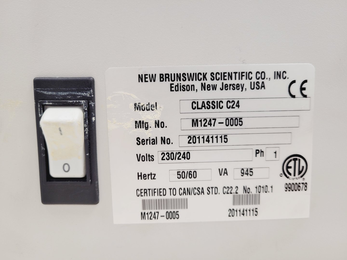 Image of New Brunswick Classic C24 Incubator Shaker Lab