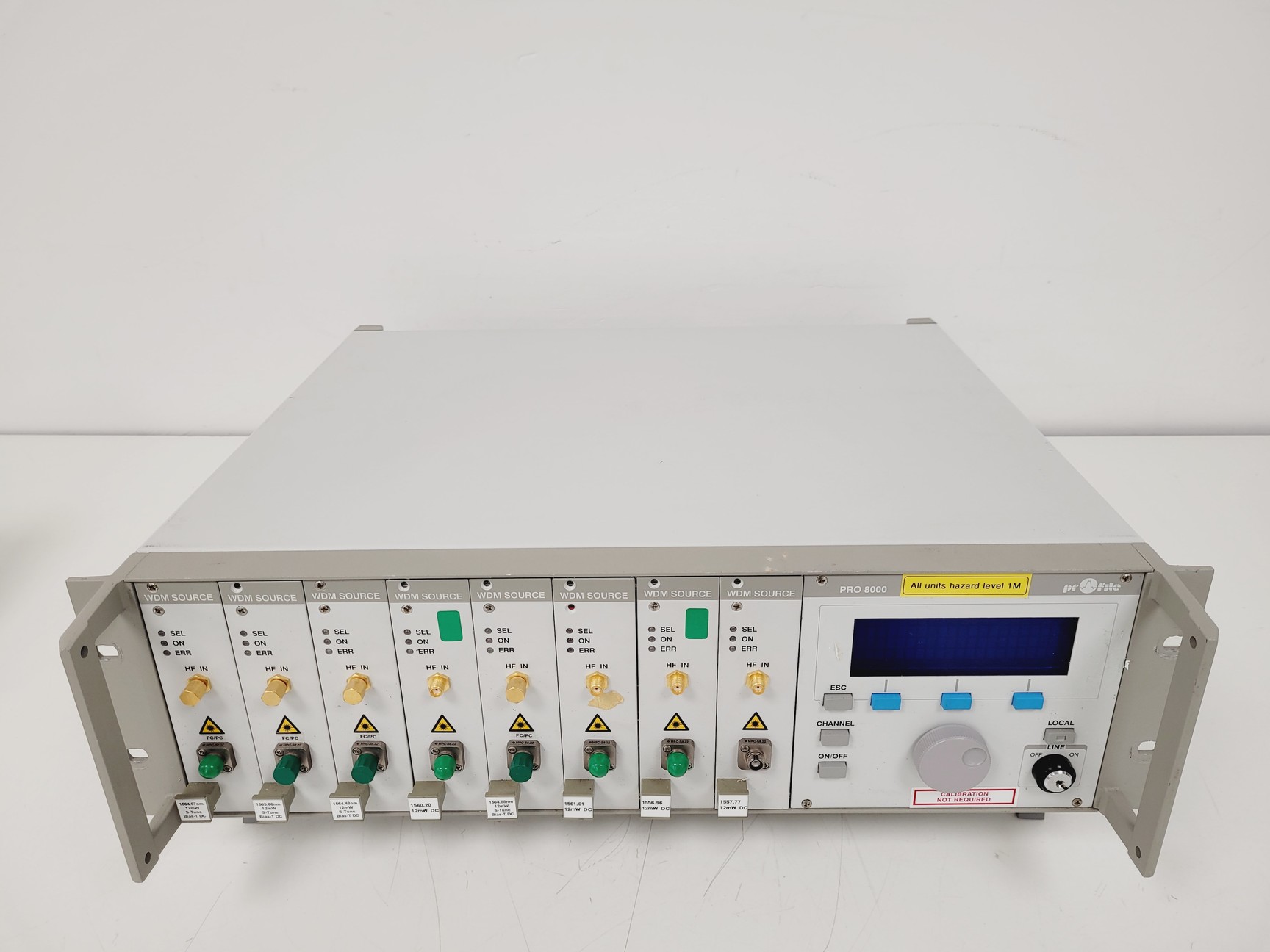 Thorlabs Profile Pro 8000 Modular Rack w/ 8 x WDM Source Modules