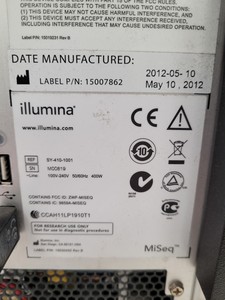 Thumbnail image of Illumina MiSeq Benchtop Gene Sequencing System Lab