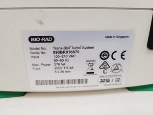 Thumbnail image of Bio-Rad Trans-Blot-Turbo Transfer System Lab