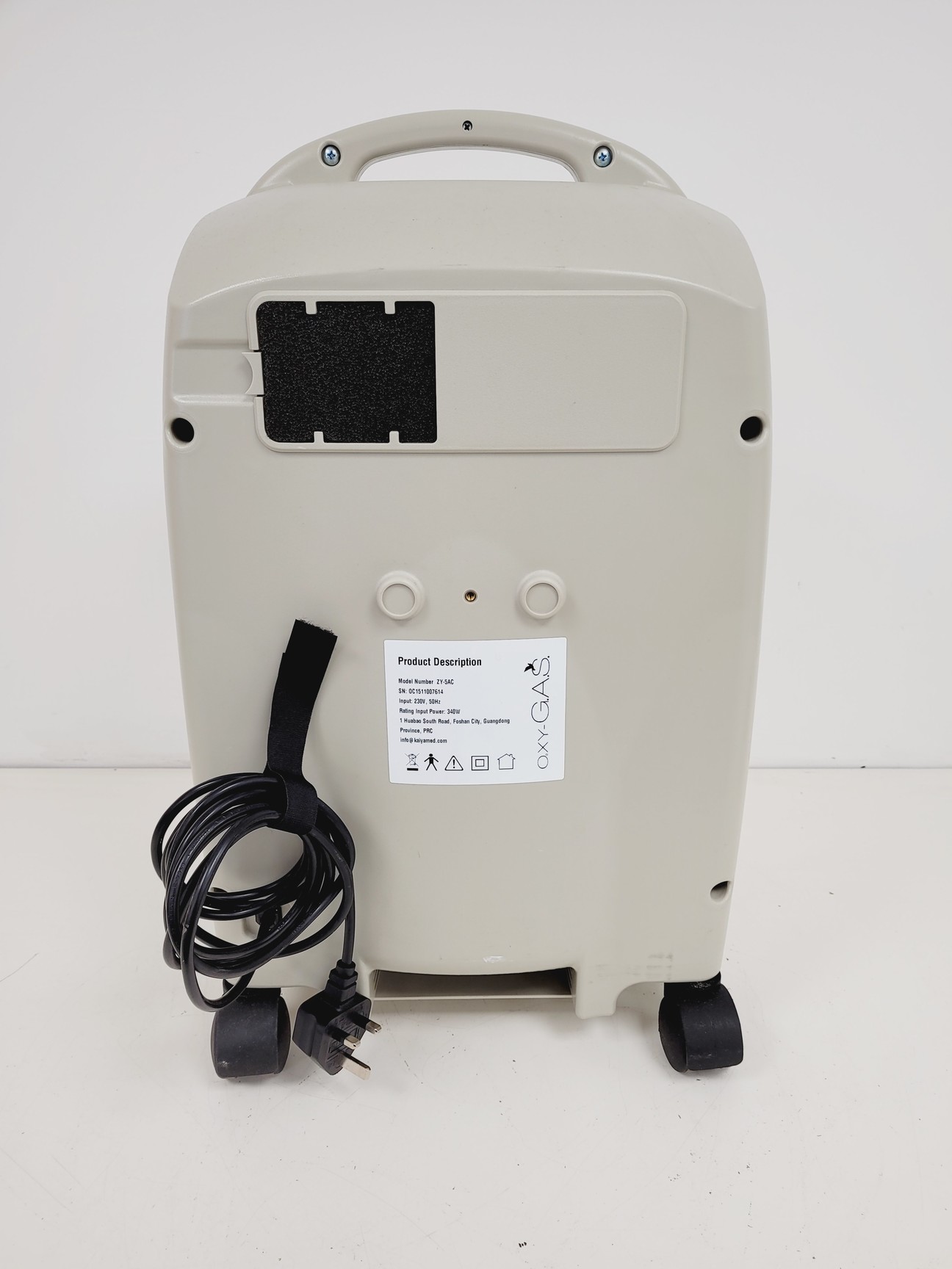Image of OXYGAS Oxygen Concentrator Model - ZY-5AC Lab Spares/Repairs