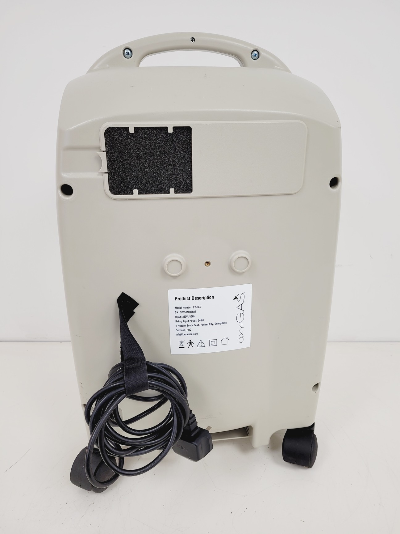 Image of OXYGAS ZY-5AC Oxygen Concentrator  Lab Spares/Repairs