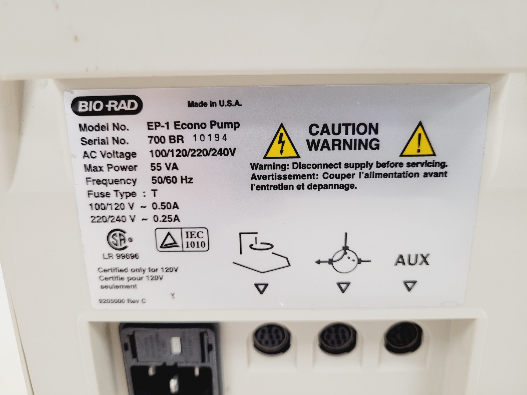 Image of Bio-Rad Econo Pump   Model no. EP-1 Gradient Pump Lab