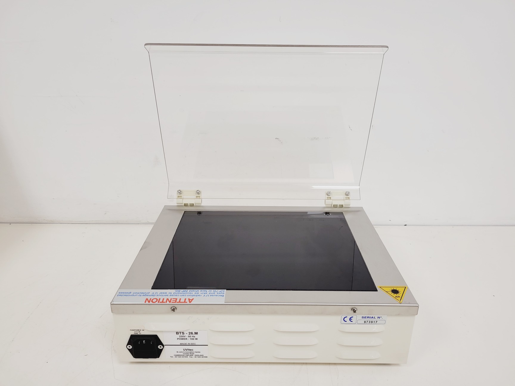 Image of UVI Tech UV Transilluminator  Model - BTS-26.M Lab