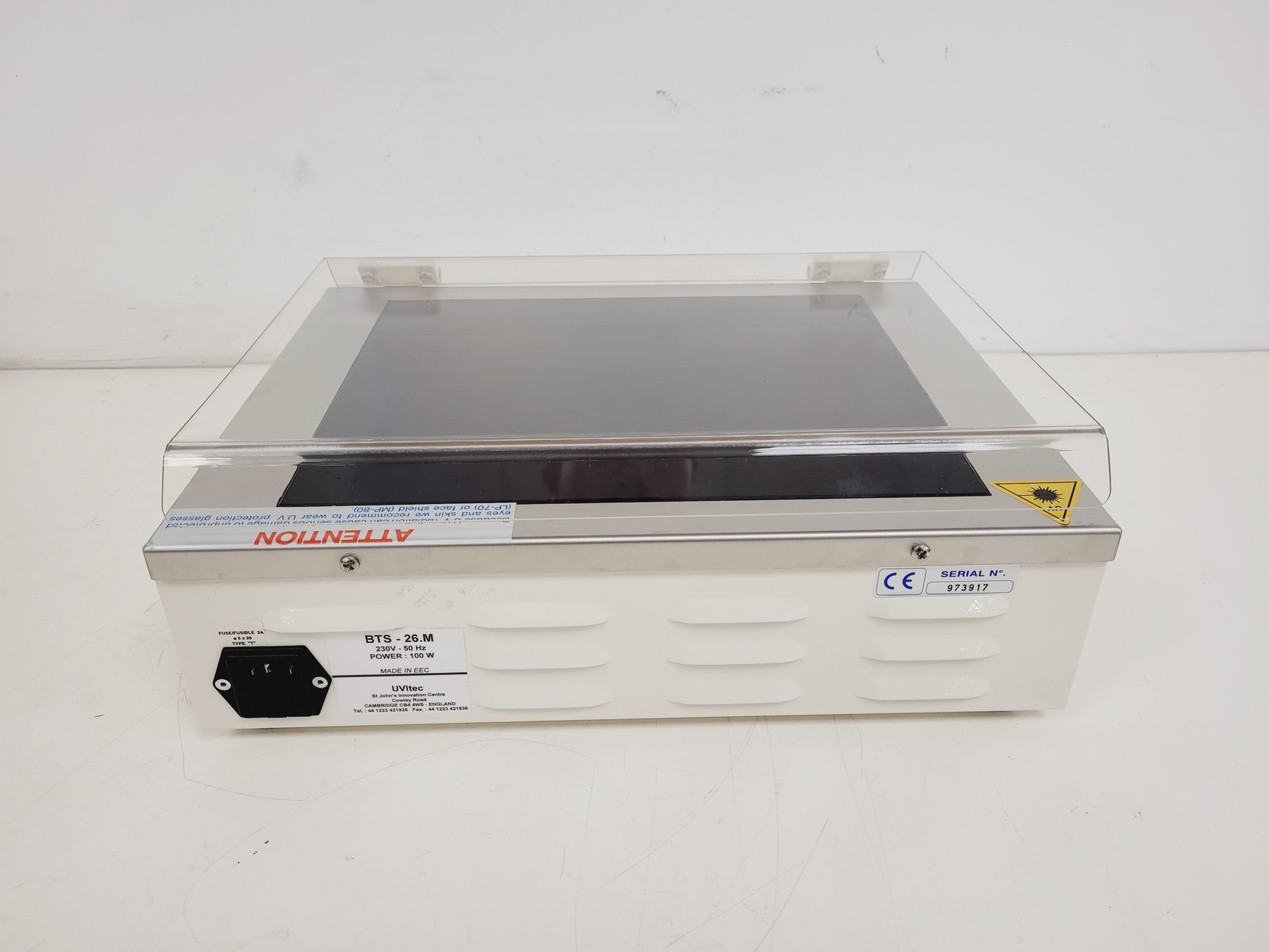 Image of UVI Tech UV Transilluminator  Model - BTS-26.M Lab