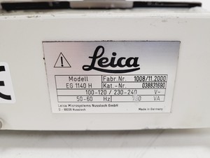 Thumbnail image of Leica EG1140H Paraffin Embedding Center & EG1140C Cold Plate Lab