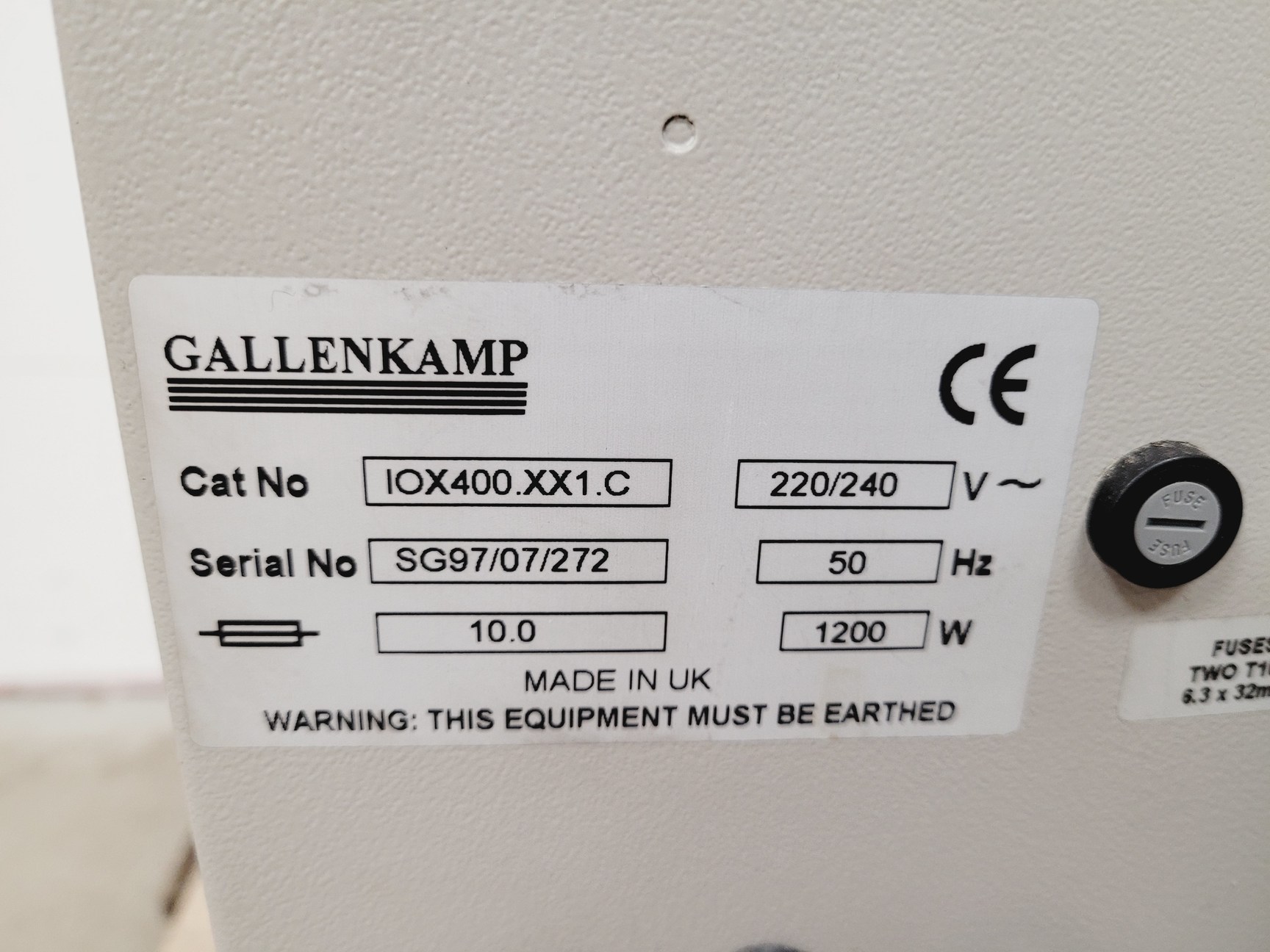Image of Gallenkamp Orbital Laboratory Shaking Incubator Cat no. IOX400.XX1.C Lab