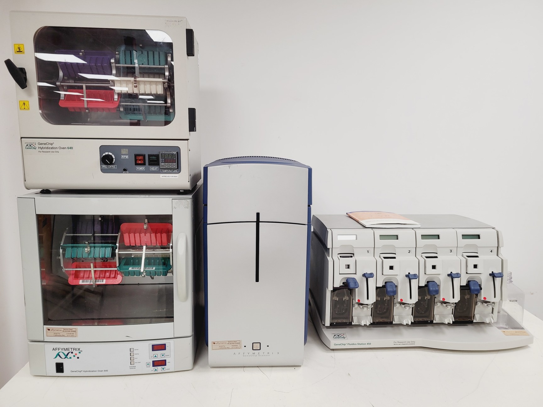 Image of Affymetrix GeneChip Scanner 3000 System with Hybridization Ovens & Autoloader