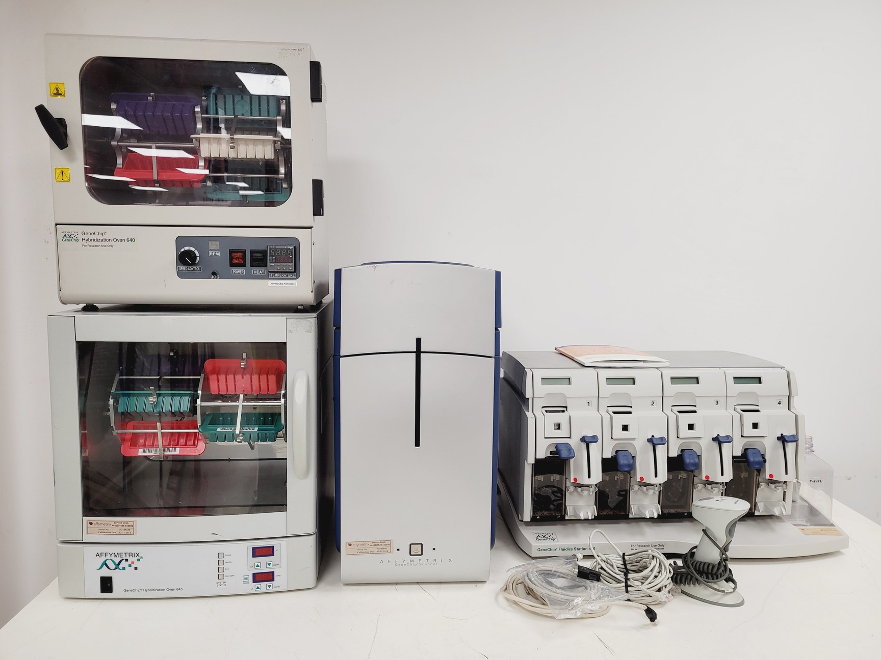 Image of Affymetrix GeneChip Scanner 3000 System with Hybridization Ovens & Autoloader