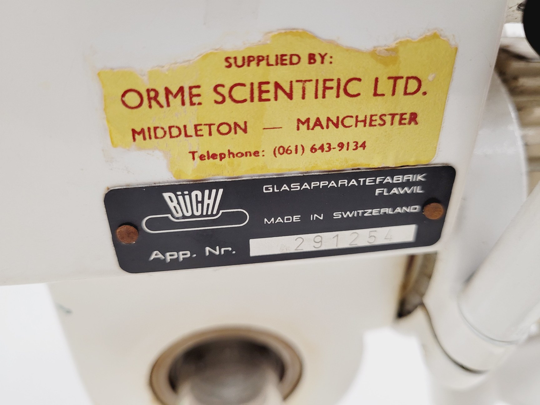 Image of Buchi Rotavapor - R Rotary Evaporator Core with Support Stand & Condenser Lab