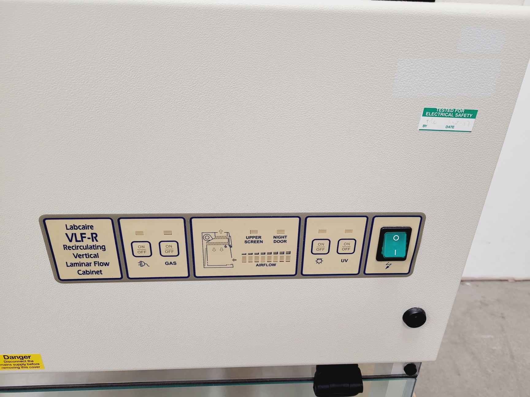 Image of Labcaire Model - VLF-R Recirculating Vertical Laminar Flow Cabinet Lab